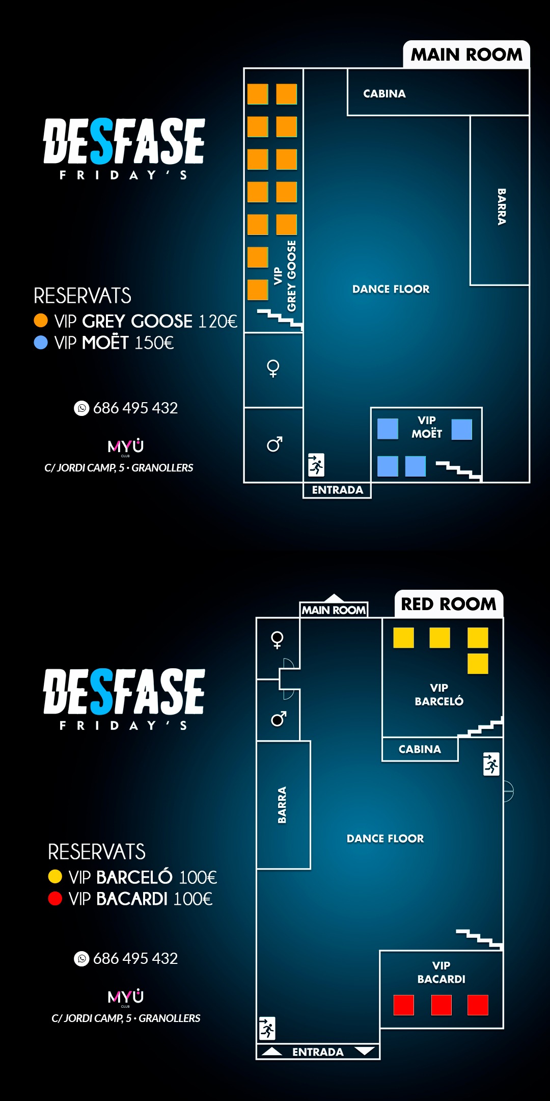 Plano del evento