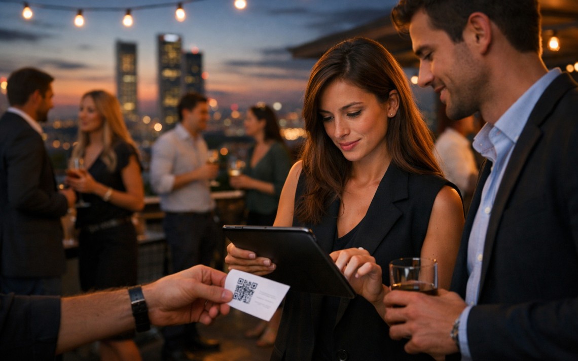 Entradas nominativas corporativas: lista QR y afterwork