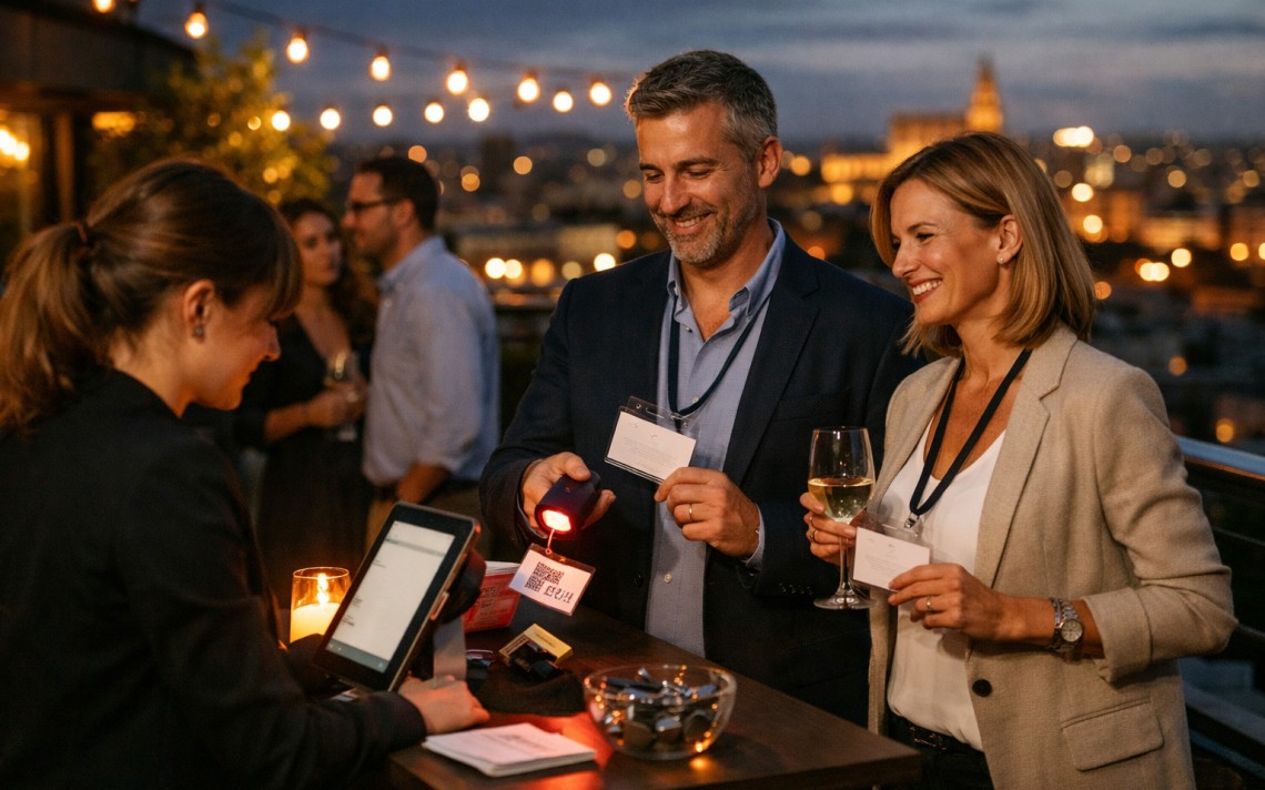 Evento privado empresa: entradas nominativas y lista QR