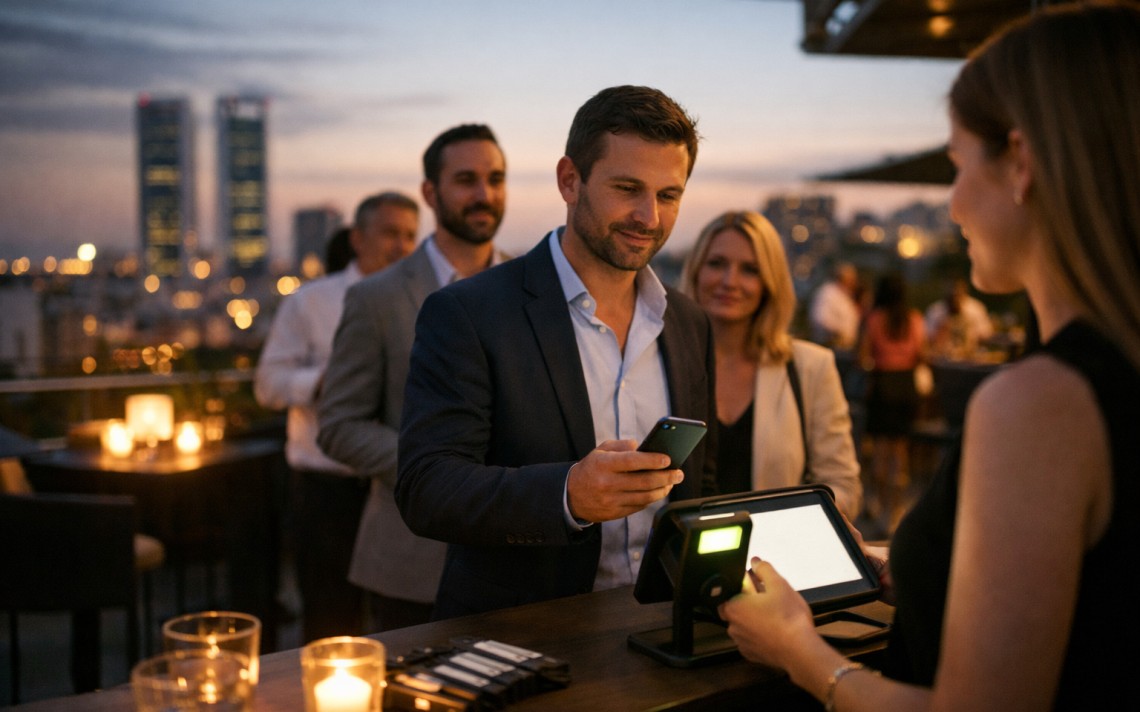 Lista invitados evento corporativo: venta o registro QR